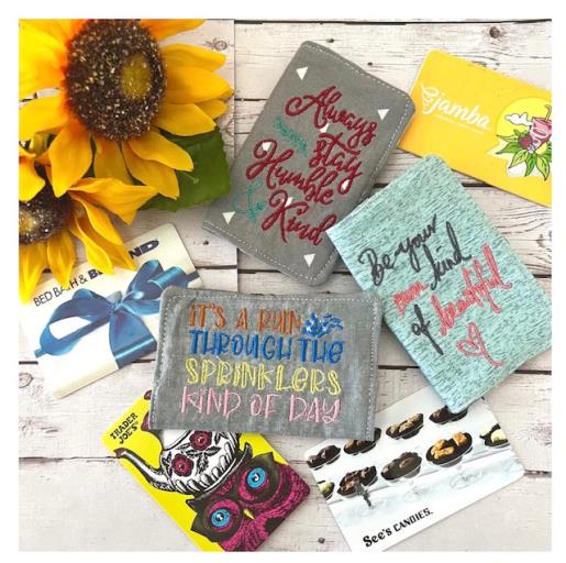 Fabric Gift Card Holder