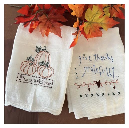 Fall Tea Towels