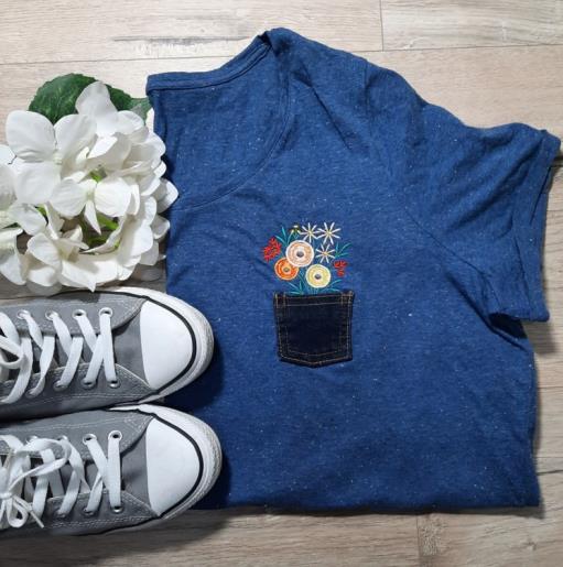 Floral Pocket Tee
