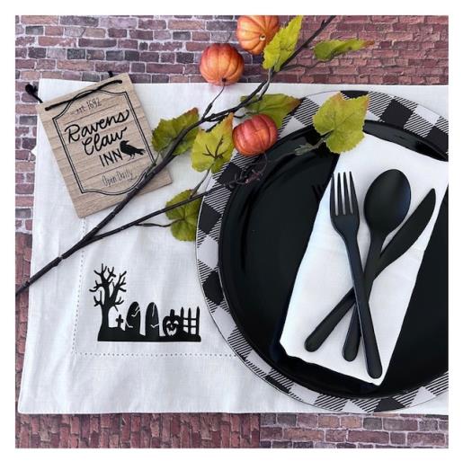 Halloween Graveyard Placemat/SVG