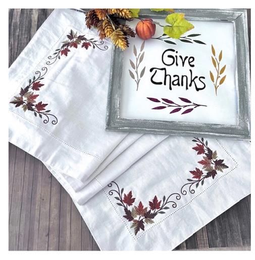 Autumn Leaves Table Runner