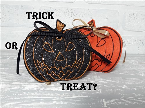 ITH Halloween Felt Candy Box