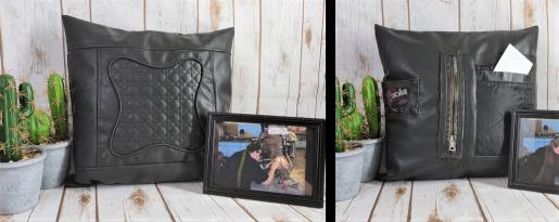 Leather Jacket Memory Pillow