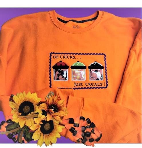 No Tricks Candy Jars Sweatshirt