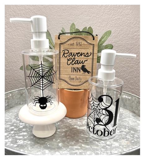 Halloween Themed Soap Pump Dispenser/SVG