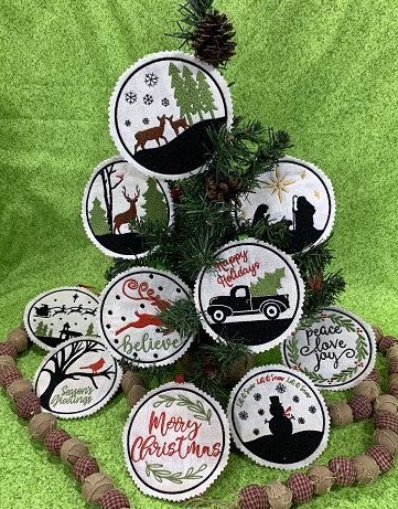 Christmas Scene Ornaments