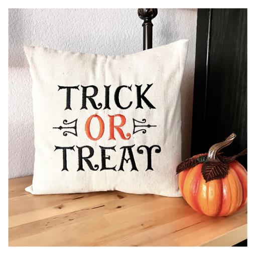Trick or Treat Accent Pillow Cover