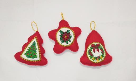 ITH Christmas Decoration Fabric Toys Embroidery Design