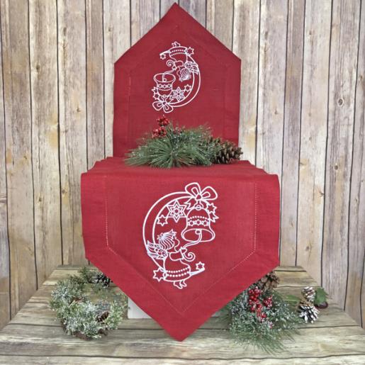 Swinging Angel Table Runner