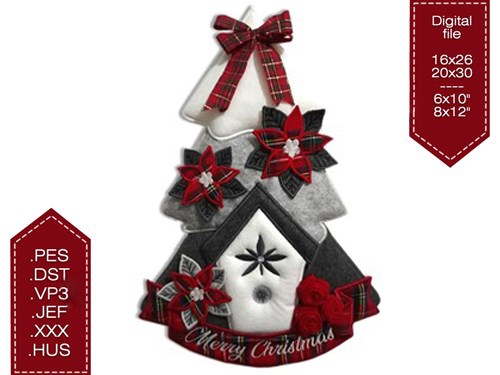 ITH Christmas Tree Merry Christmas