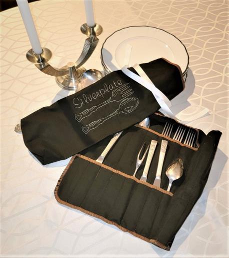 Silver Utensil Holders