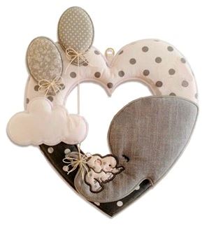 ITH Heart & Elephant with Baby Embroidery Design