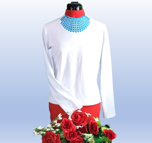 Embroidered Knit Top