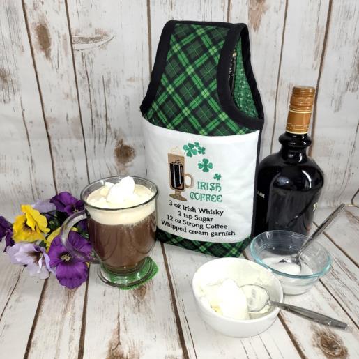 Quilted Irish Whiskey Tote