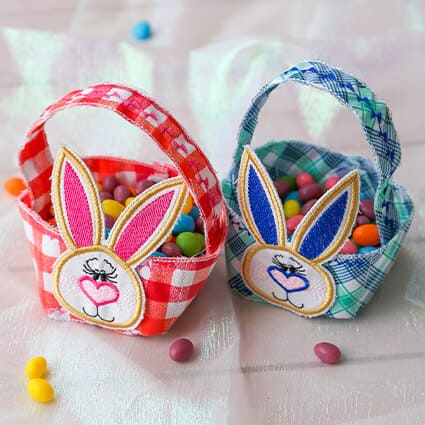ITH EASTER BUNNY BASKET