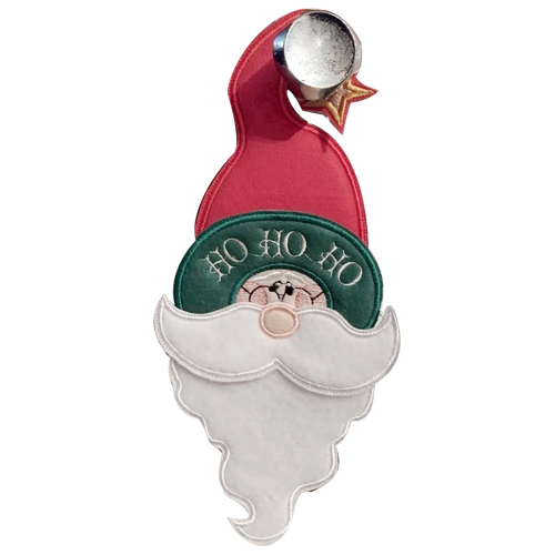 Santa's Greeting: In-The-Hoop Embroidery Door Hanger Project