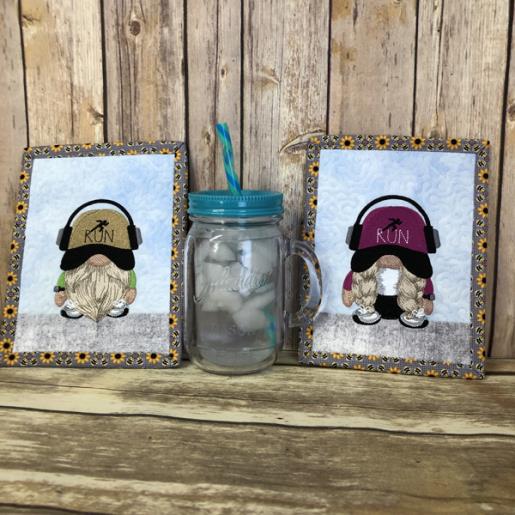 ITH Runner Gnomes Mug Rugs