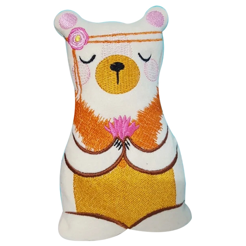 How to Make a Cute Cuddly In The Hoop Boho Stuffie Bear
