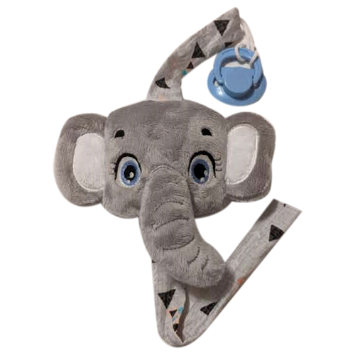 Nurturing Cuteness: ITH Embroidery Design of a Cute Elephant Nipple Attachmen
