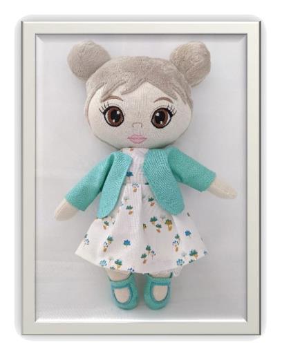 ITH Soft Doll with Floral Dress & Jacket