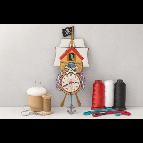 ITH Pirate Ship Clock
