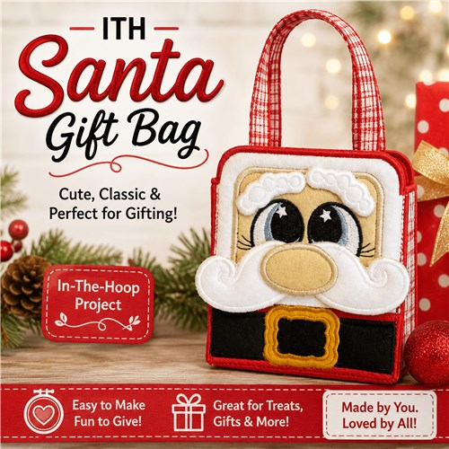 ITH Santa Claus Gift Bag