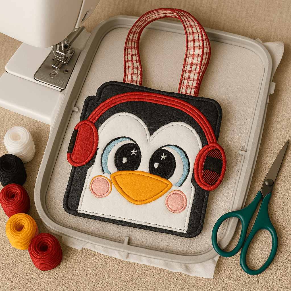 Cute ITH Penguin Bag Tag