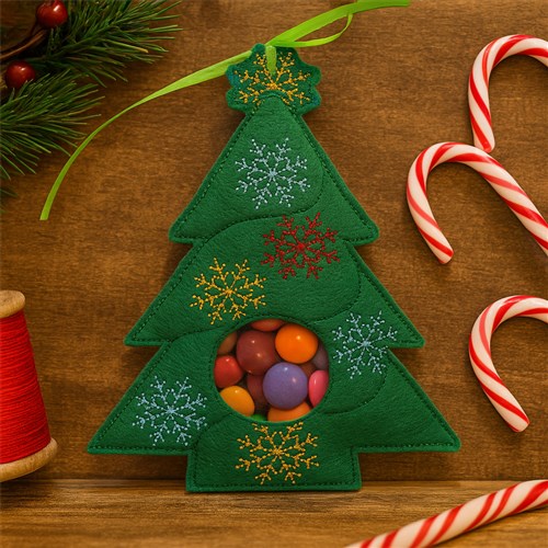 ITH Christmas Tree Candy Holder