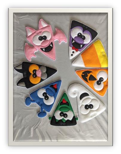 ITH Halloween Triangle Buddies Set