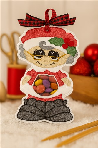 Mrs. Claus ITH Treat Holder