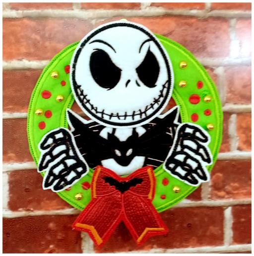 ITH Jack Skellington Wreath instructions