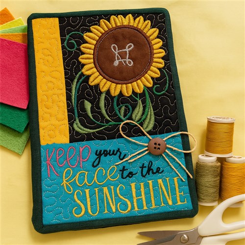 Keep Your Face to the Sunshine – Sunflower Quote Panel