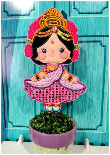 Spring Thai Doll Ornament instructions