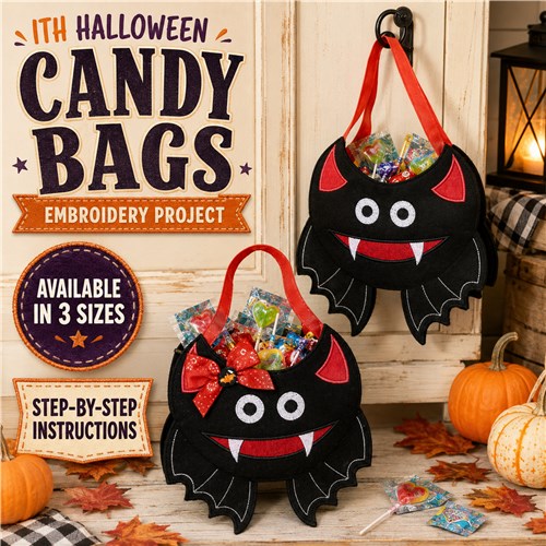 ITH Halloween Candy Bag