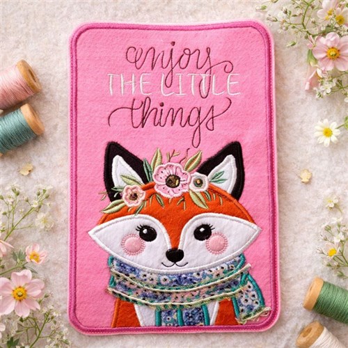 ITH Enjoy the Little Things Fox Wall Hanging
