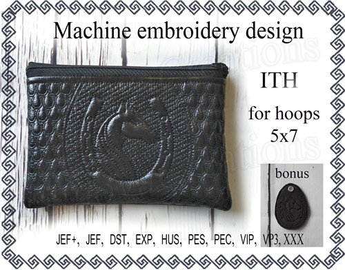 ITH Horse Bag Embroidery Design