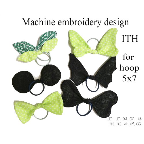 ITH Bow Embroidery Design