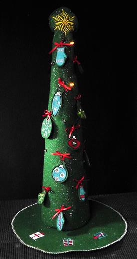 Lighted Retro Tree