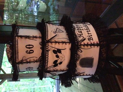 Embroidered Cake