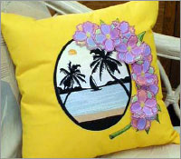 Tropical Flower Loose Applique