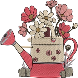 Exclusive FSL lace floral watering can design — free with $5 purchase