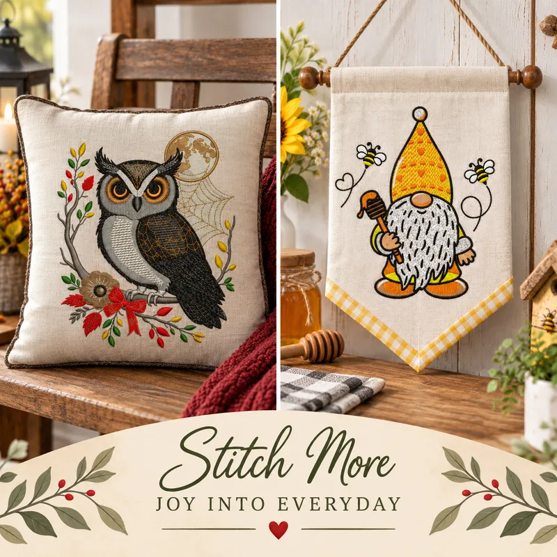 5x7 hoop embroidery inspiration