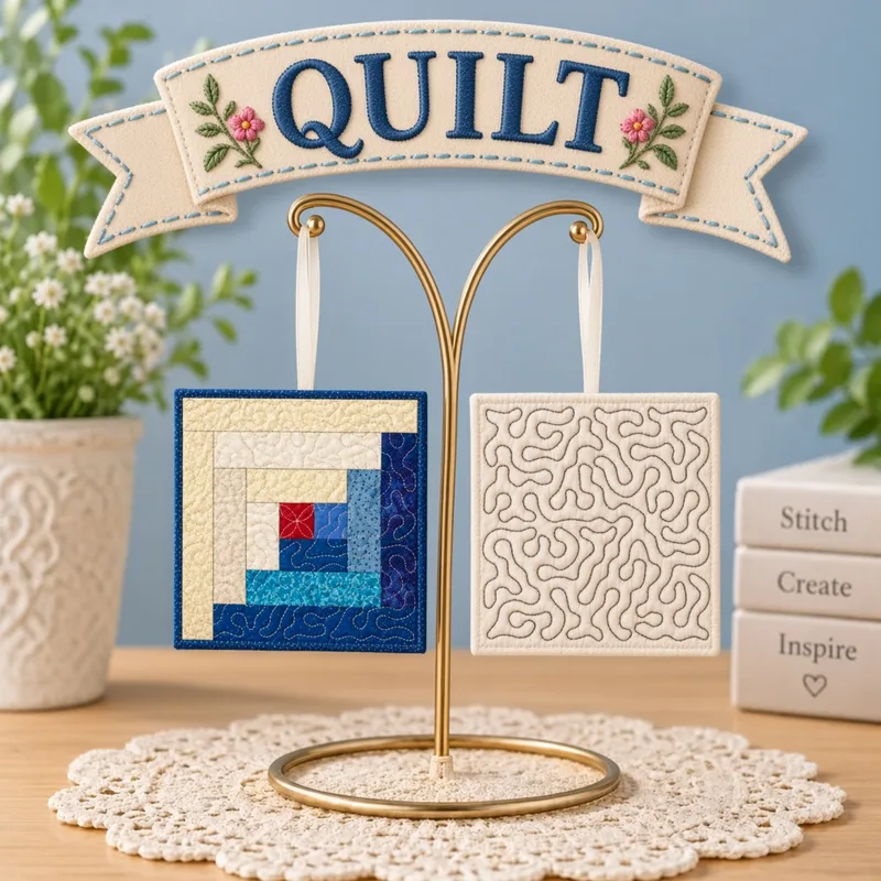Quilting embroidery inspiration